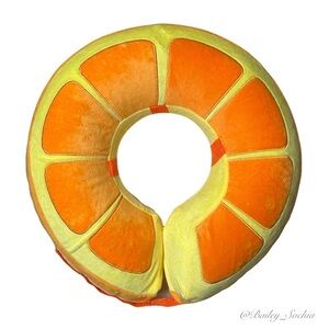 NWOT Orange Inflatable Collar